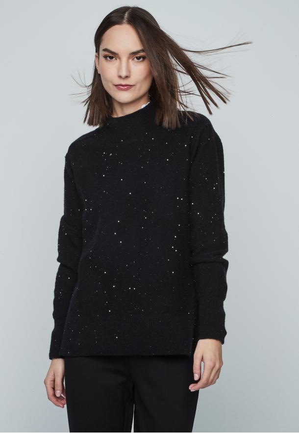 Jersey lentejuelas NEGRO