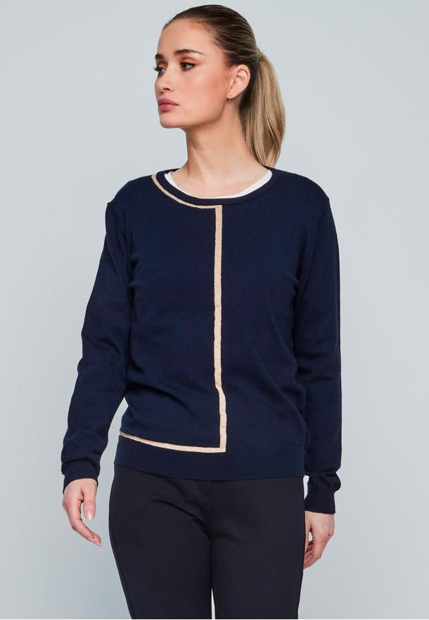 Jersey perfiles AZUL MARINO