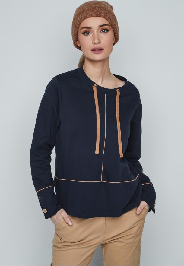 Sudadera filo AZUL MARINO