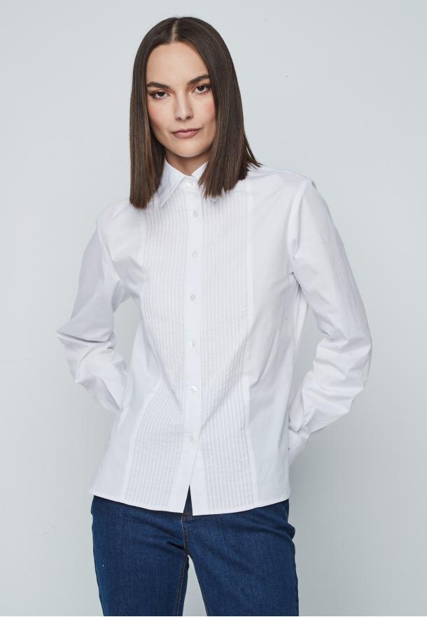 Camisa jaretas BLANCO