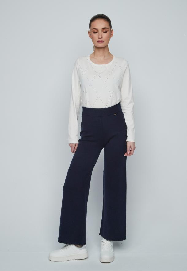 Pantalón punto AZUL MARINO
