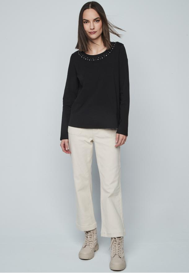 Pantalón crop CRUDO