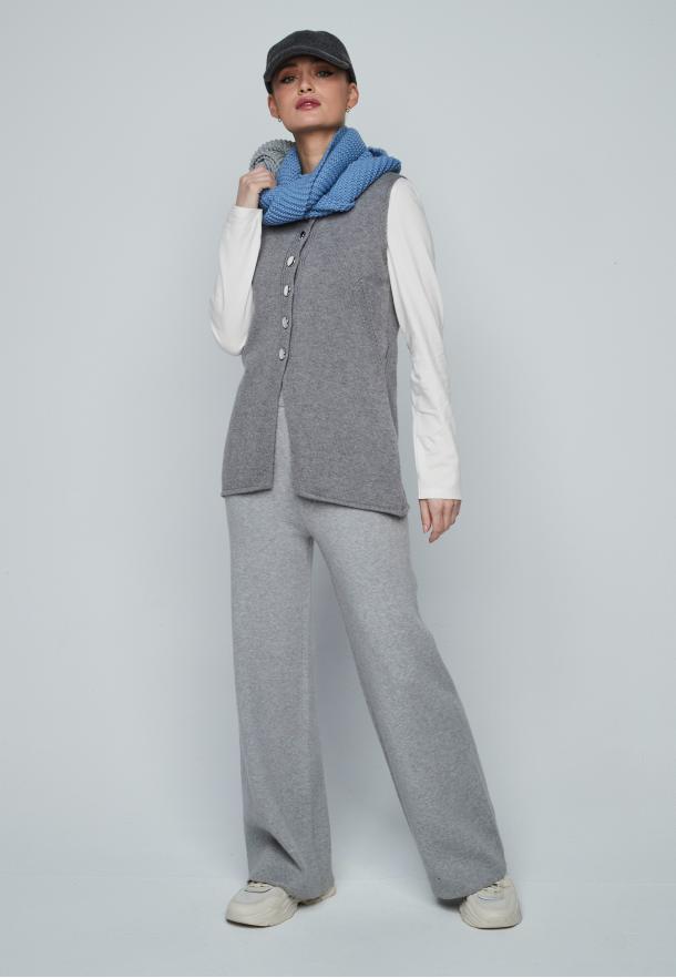 Pantalón punto GRIS