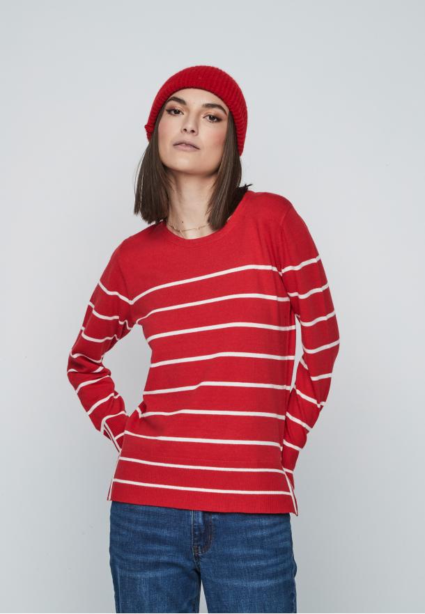 Jersey raya fina ROJO