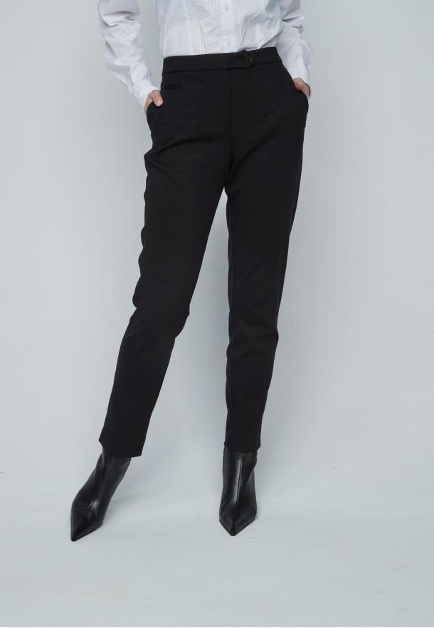 Pantalón trabilla traje NEGRO