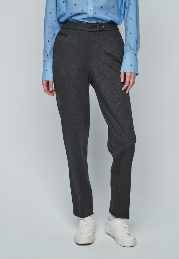 Pantalón trabilla traje GRIS