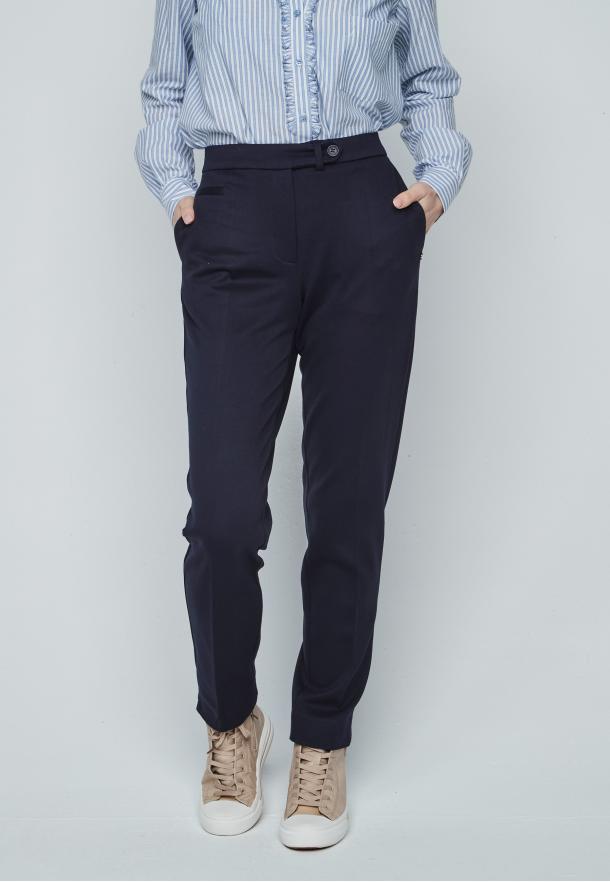 Pantalón trabilla traje AZUL MARINO