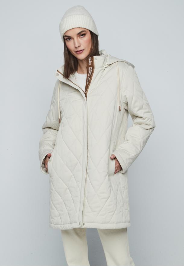 Parka guateada algodón BEIGE