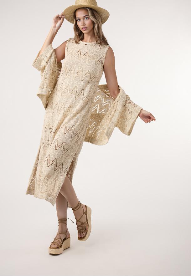 Chaqueta calado CRUDO