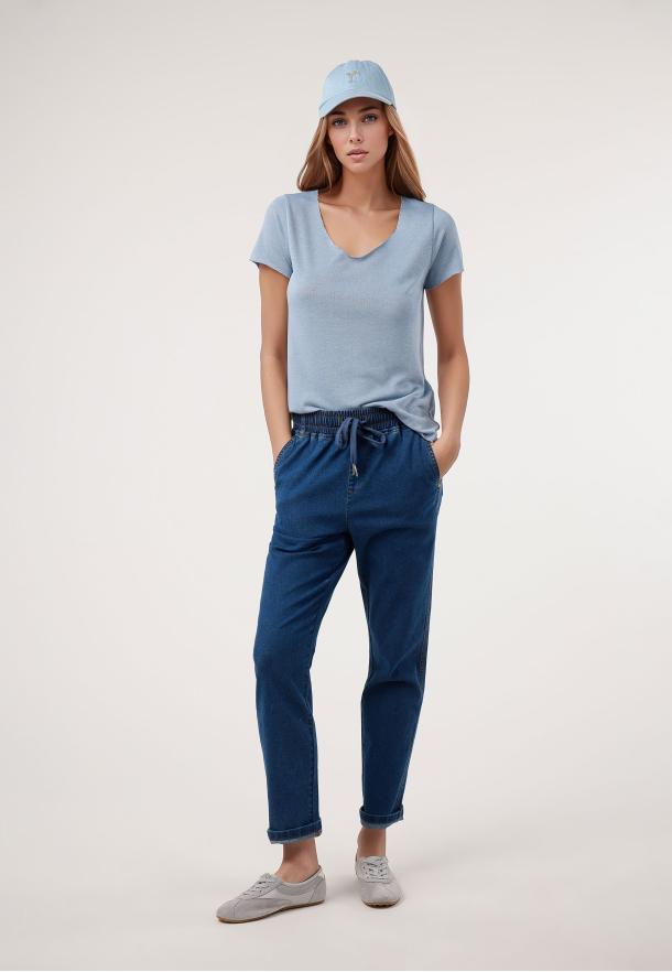 Jeans goma cintura INDIGO