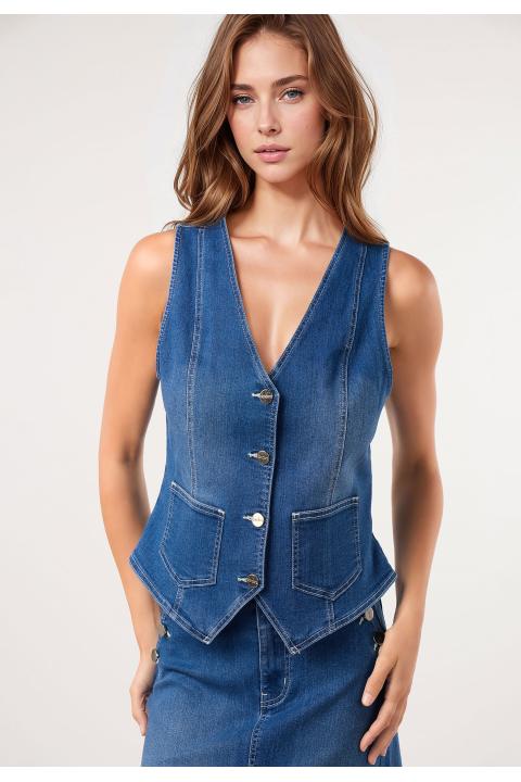 Chaleco denim DENIM