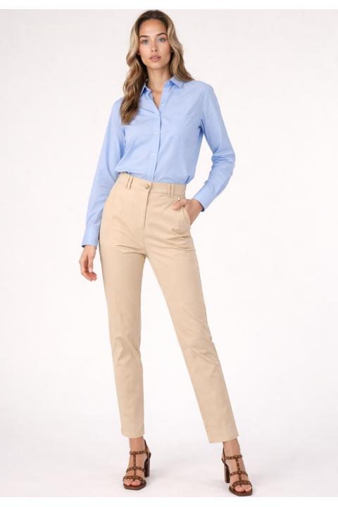 Camisa fil a fil AZUL CLARO