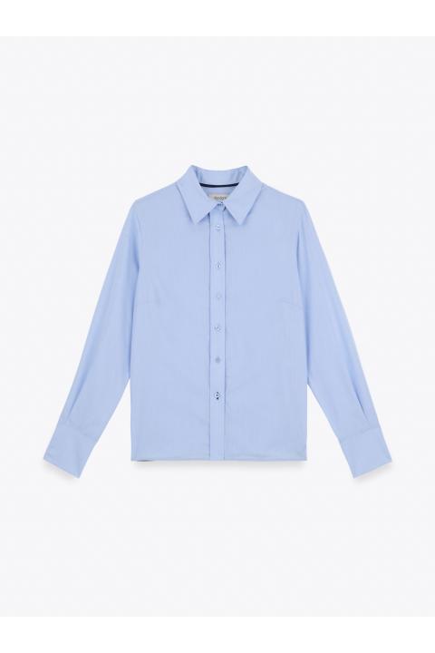 Camisa fil a fil AZUL CLARO