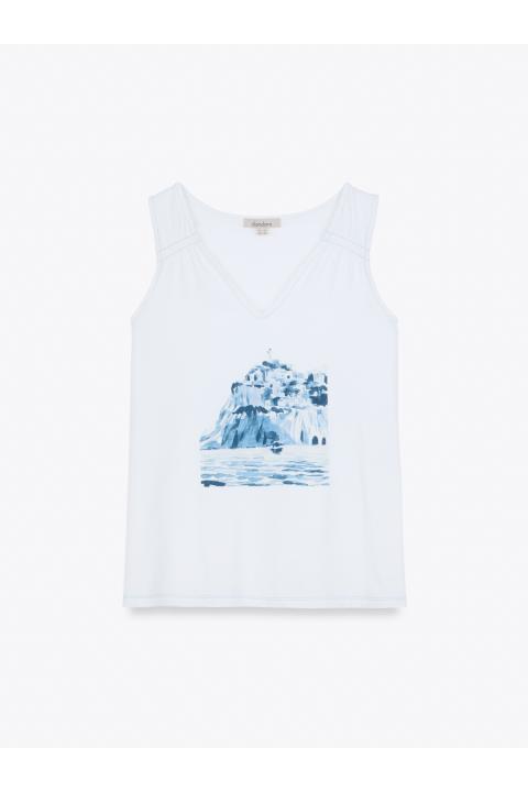 Camiseta paisaje BLANCO