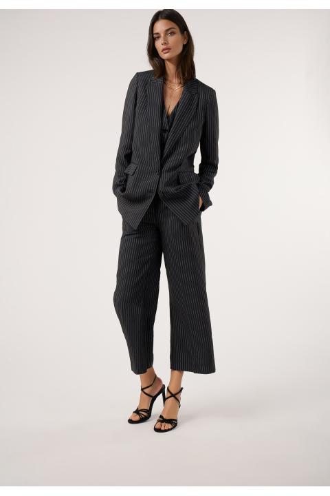 Pantalón rayas NEGRO