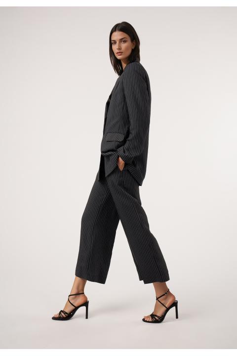 Pantalón rayas NEGRO