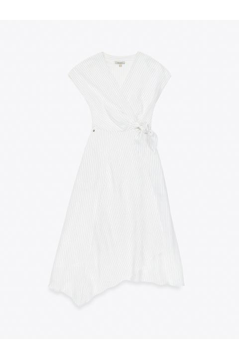 Vestido rayas BLANCO