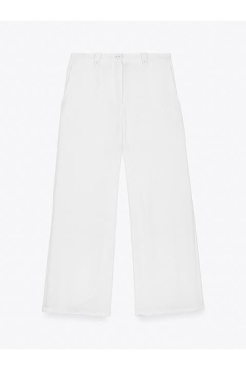 Pantalón culotte básico BLANCO