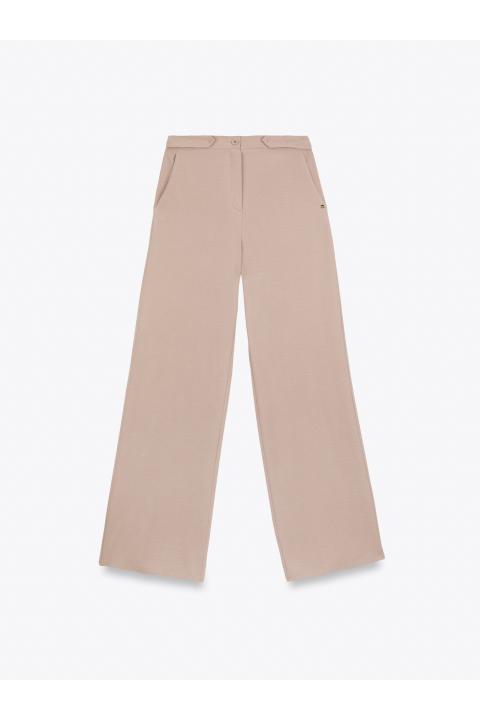 Pantalón largo gomas básico BEIGE