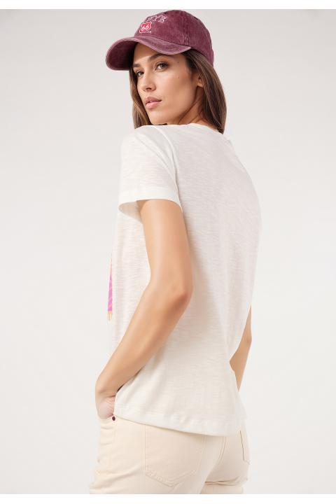 Camiseta sello BLANCO