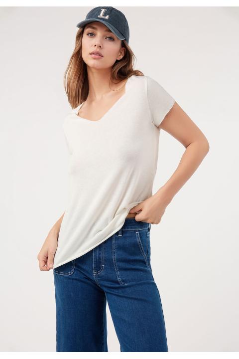Camiseta perfil BLANCO