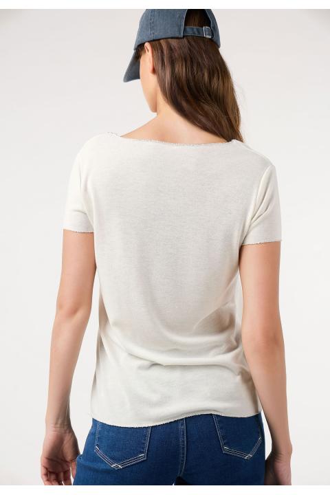 Camiseta perfil BLANCO