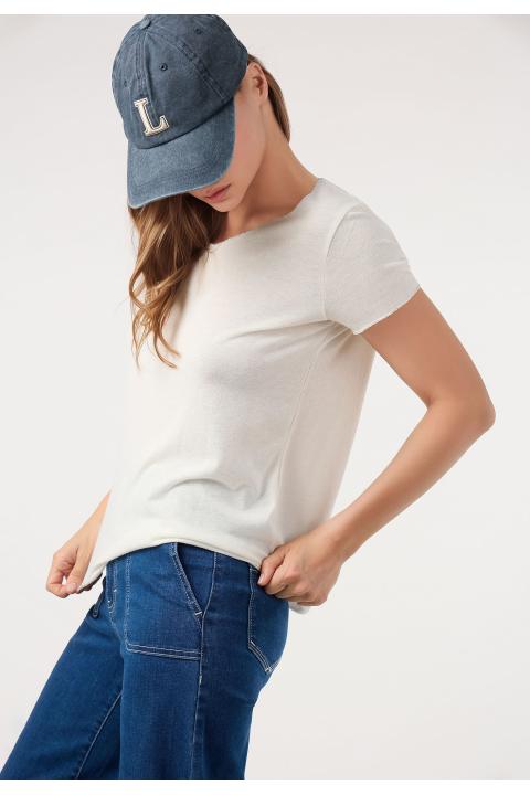 Camiseta perfil BLANCO
