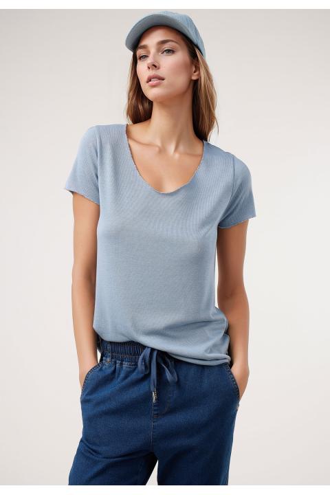 Camiseta perfil AZUL CLARO