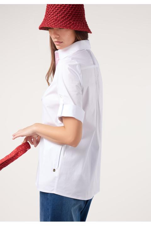Blusa jaretas BLANCO