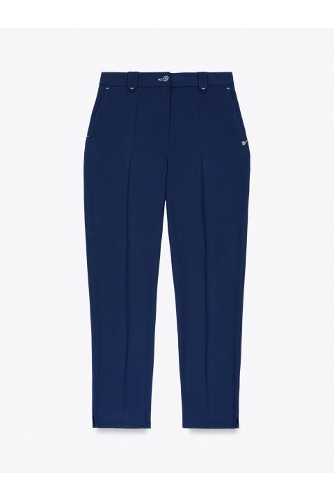 Pantalón contrastes. Traje AZUL MARINO