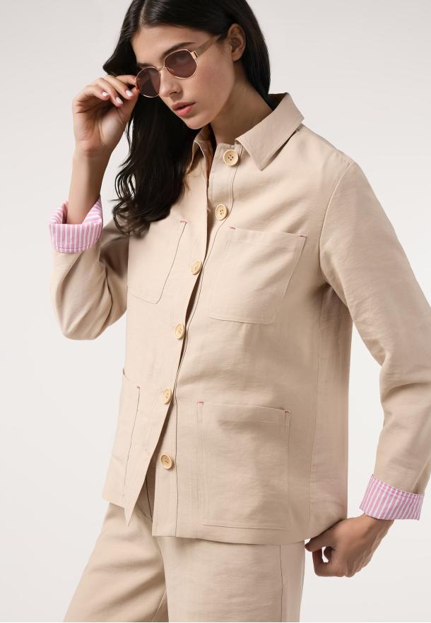 Chaqueta cartera BEIGE