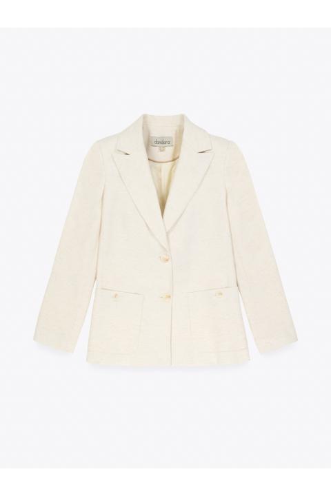 Blazer espiga. Traje CRUDO