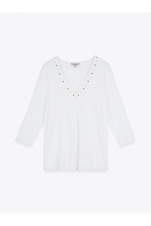 Camiseta pliegue  M/3/4 CRUDO