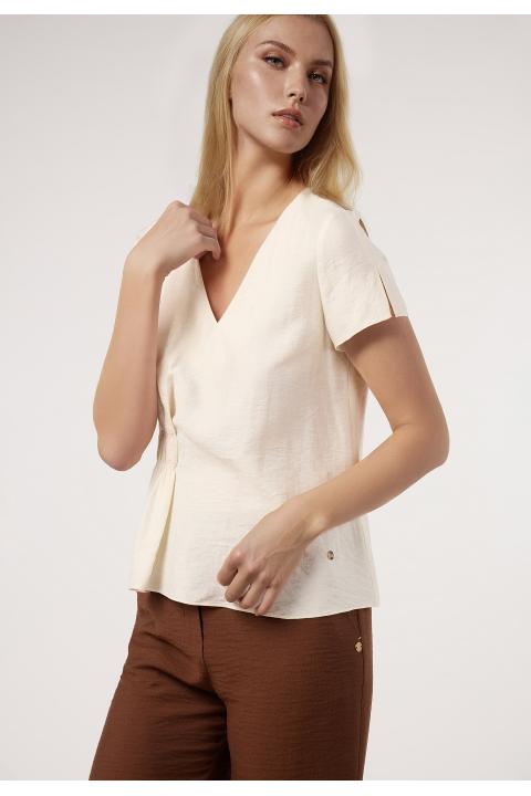 Blusa goma costado CRUDO