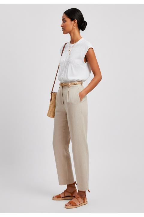 Top bordado BLANCO