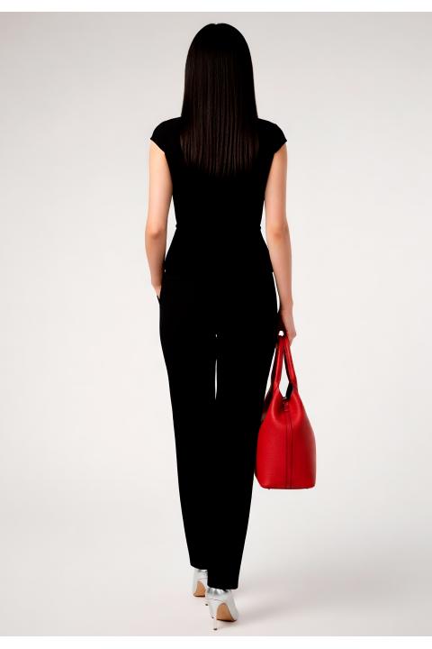 Chaleco blusa carteras NEGRO