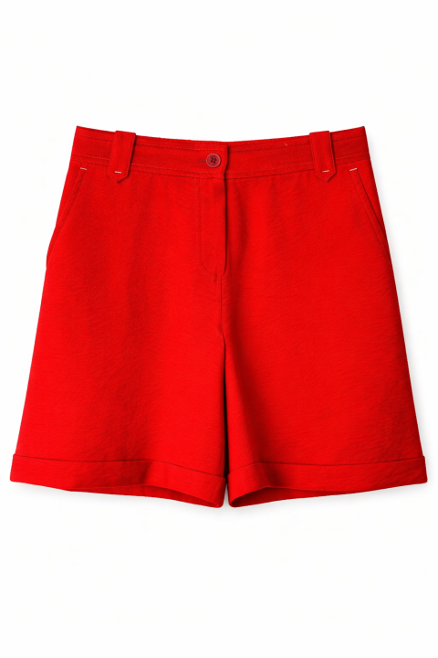 Bermuda lisa atacados ROJO