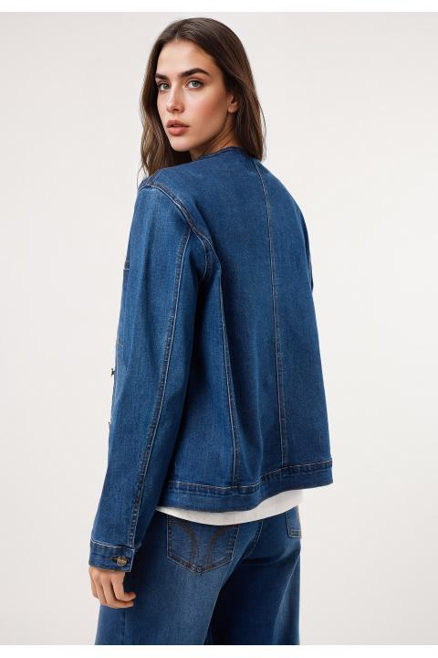 Cazadora pespuntes DENIM