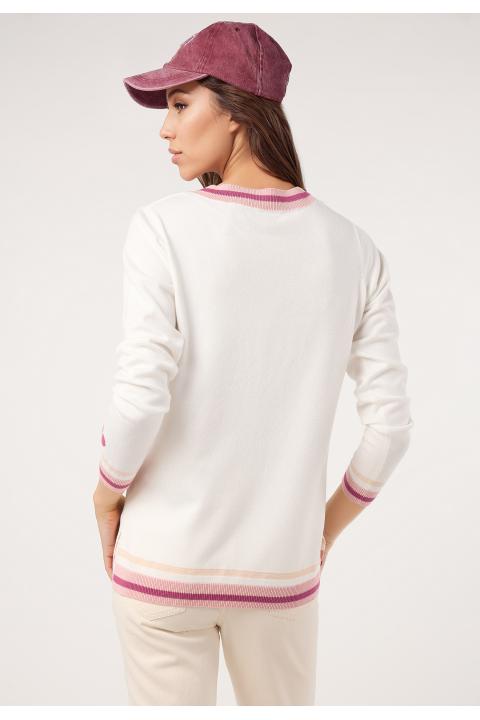 Jersey detalle corazón BLANCO