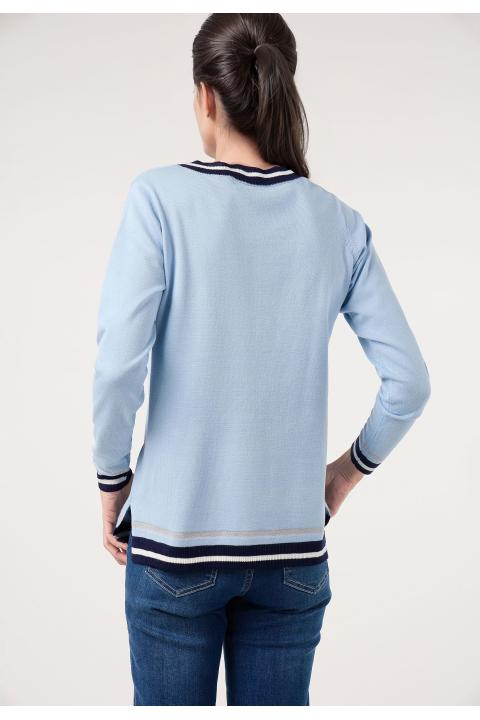 Jersey detalle corazón AZUL