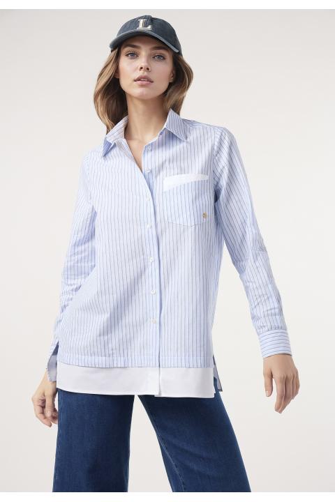 Blusa raya azul AZUL