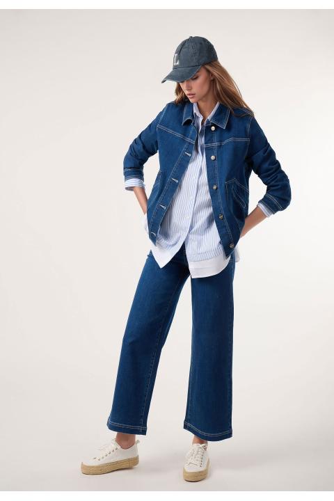 Blusa raya azul AZUL