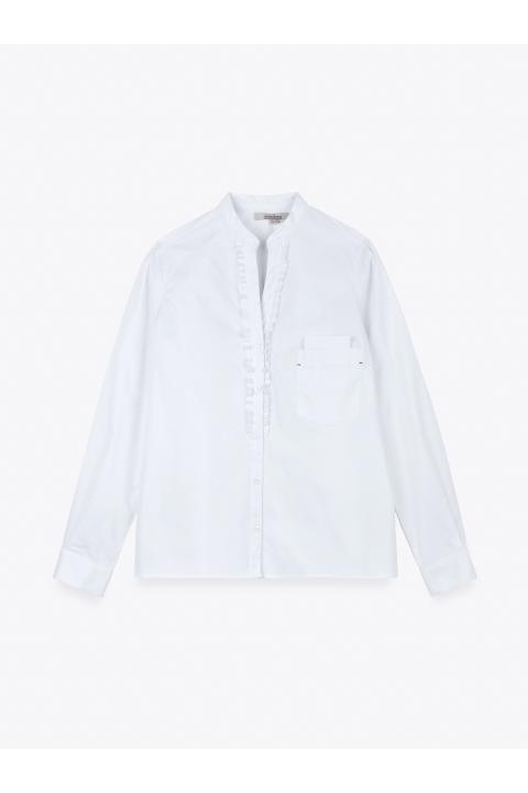 Blusa volante BLANCO