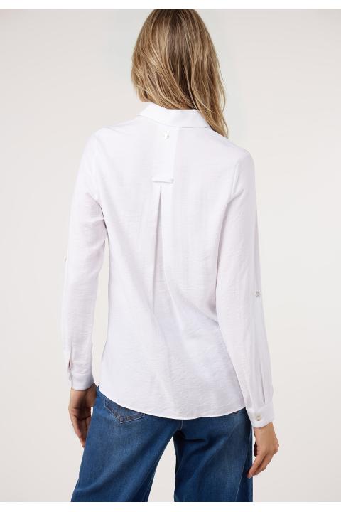 Camisa entredós BLANCO