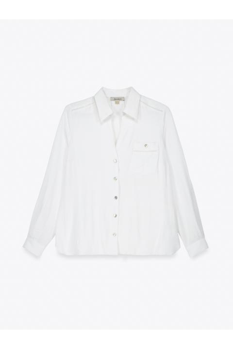 Camisa entredós BLANCO