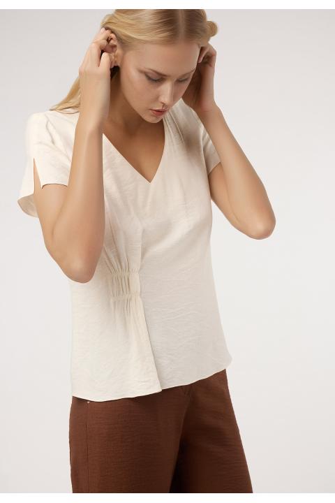 Blusa goma costado CRUDO