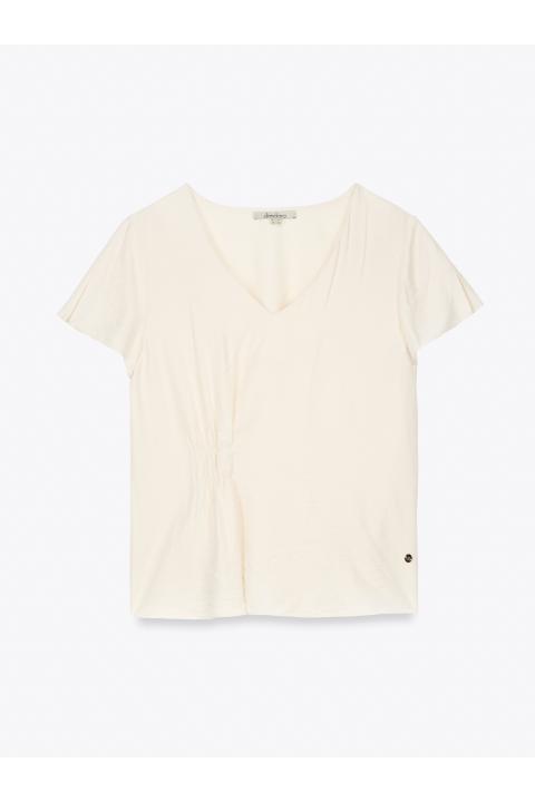 Blusa goma costado CRUDO