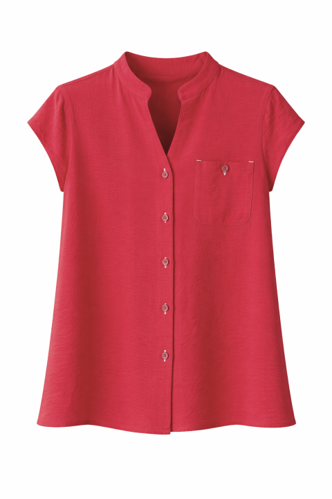 Camisa lisa atacados ROJO