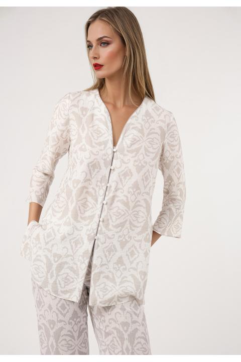 Blusa-casaca vivos GRIS