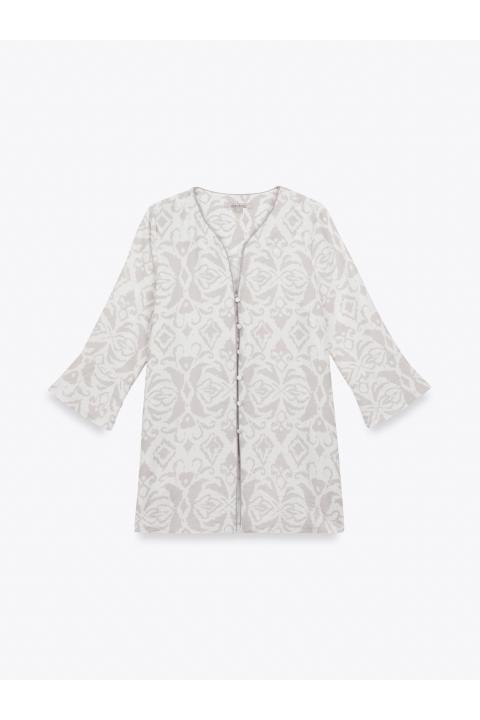 Blusa-casaca vivos GRIS